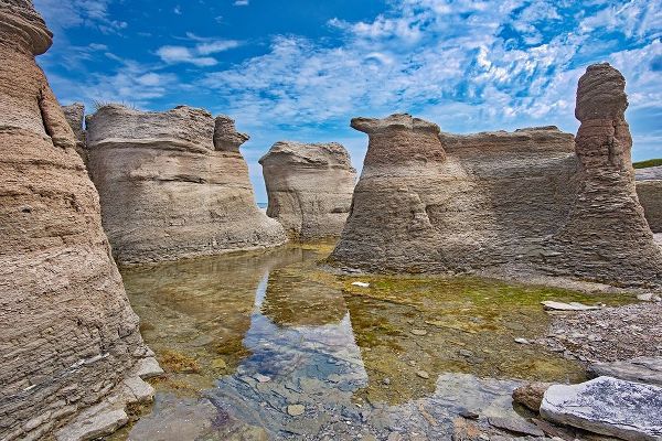 Canada-Quebec-Mingan Archipelago National Park Reserve Eroded rock formations